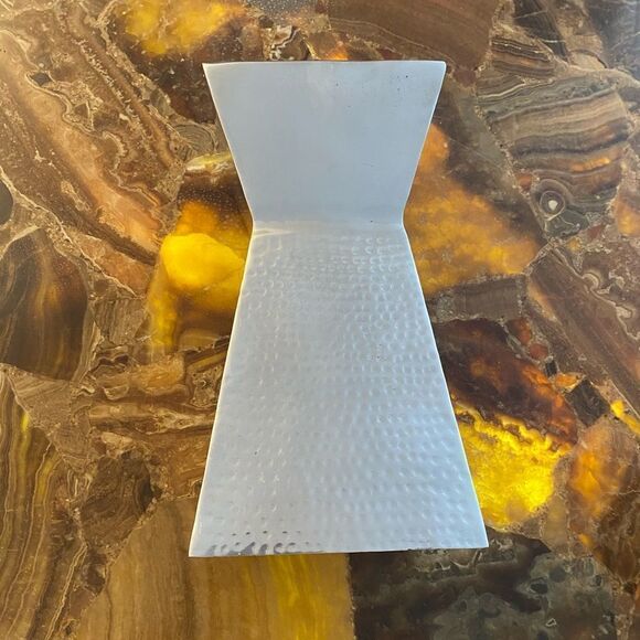 Studio Nova India , contemporary hammered metal candle holders